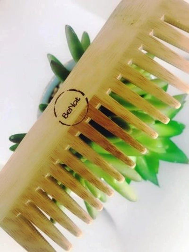 All - Natural Bamboo Hair Comb - Canyon Pet Supplies'