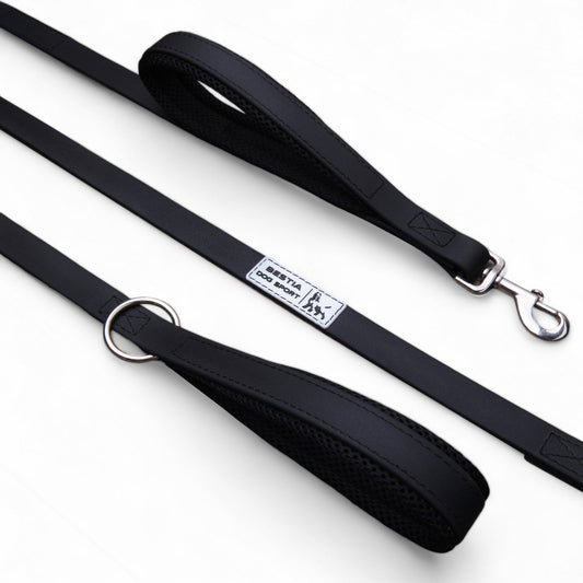 BESTIA DOG SPORT dual handle leash black - Canyon Pet Supplies'