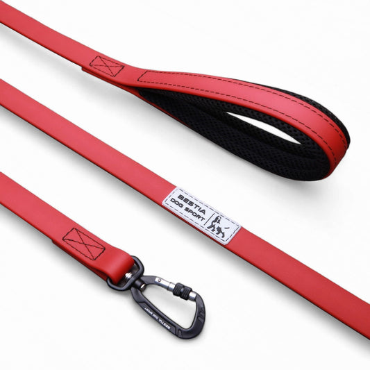 BESTIA DOG SPORT TACTICAL LEASH RED - Canyon Pet Supplies'