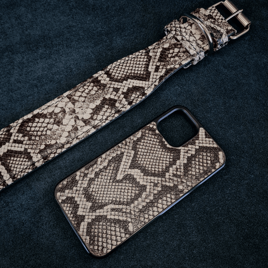 Bestia "Rock Python" Leather Phone Case - Canyon Pet Supplies