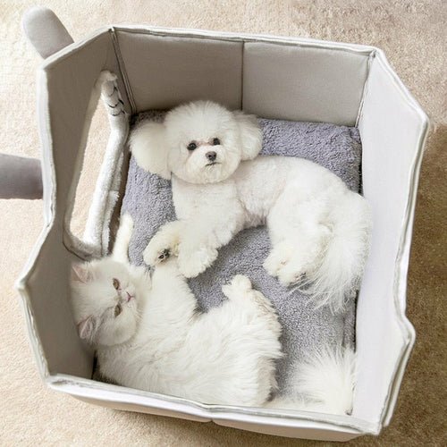 Removable Roof Plush Pet House - Canyon Pet Supplies'