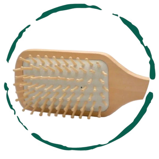 Wooden Detangling Hair Brush - Canyon Pet Supplies'
